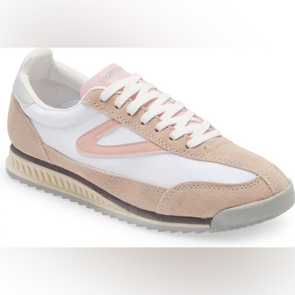 Tretorn Rawlins Retro Sneaker white/blush - Picture 1 of 9